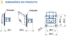 Tomada Embutir IP44 20A 2P+T 250V Padrão Brasileiro na internet