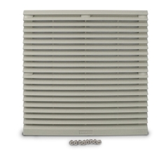 Grelha Plástica Embutir 255x255 c/ Filtro p/ Micro ventilador 180x180 200x200 - comprar online