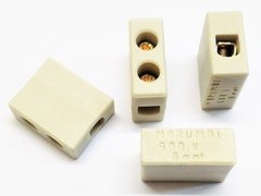 Conector Porcelana 1 polo 6 mm² 600V 10 peças - comprar online