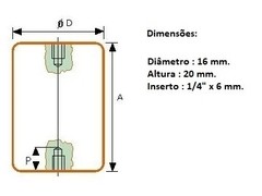 Isolador Paralelo Premix 16x20x1/4 na internet