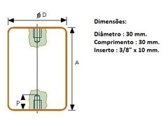 Isolador Paralelo Premix 30x30x3/8 - comprar online