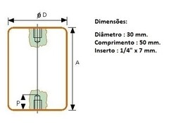 Isolador Paralelo Premix 30x50x1/4 - comprar online