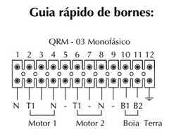 Quadro Revezamento Bombas Rele 4/6,3A Monofásico 220Vca - loja online