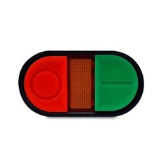 Botão Comando Duplo 1na+1nf com Iluminação Led 24Vca/Vcc - comprar online