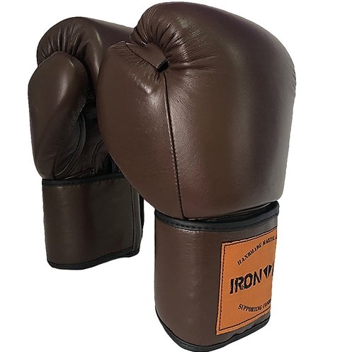 Luva de Boxe Iron Arm Premium Pro Couro Legítimo