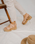 Sandalias de madera livianas - Art 2061 rosa modelo - Comfort Gallery