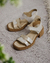 Sandalias super comodas art K6115 Platino stock - Comfort Gallery 