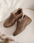 Zapatos de cuero para pies delicados ultralivianos Art. K95 Choco stock - Comfort Gallery