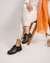 Zapatos de cuero con velcro- Art K68 Negro modelo - Comfort Gallery