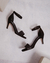 Zapatos de vestir elegantes con piedras negras Art F8408 Negro stock - Comfort Gallery