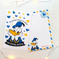 Tarjeta Postal Pato Donald