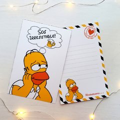 Tarjeta Postal Homero