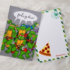 Tarjeta Postal Tortugas Ninja
