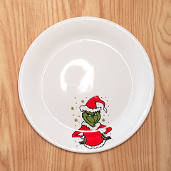 Plato Navideño Grinch