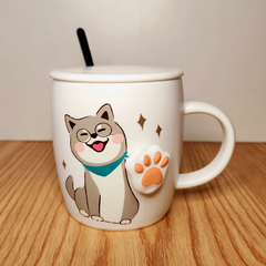 Taza / azucarera Gatito "huellita"