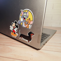Sticker Tom y Jerry - tienda online