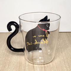 Taza vidrio cola gatito - MIRAKEBUENO!  "Regalos Felices" 