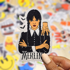 Sticker Merlina