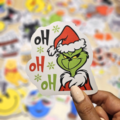 Sticker Grinch Navidad