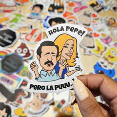 Sticker Pepe y Moni