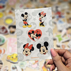 Planchita Sticker Mickey y Minnie