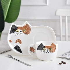 Set Gatito con Plato en internet