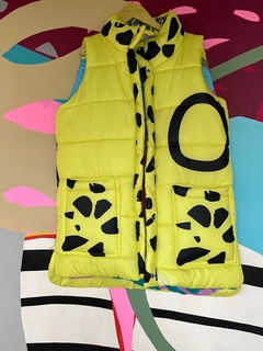 Chaleco Basquiat - Amarillo Pintas - comprar online
