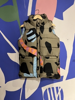 Chaleco Basquiat - Militar Pintas Trufa - renatawurshop