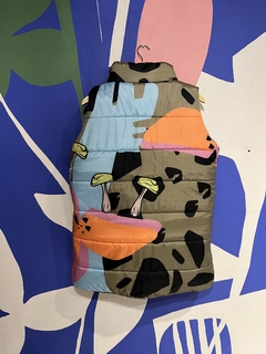 Chaleco Basquiat - Militar Pintas Trufa - tienda online