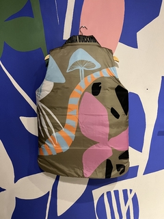Chaleco Basquiat - Militar Pintas Trufa