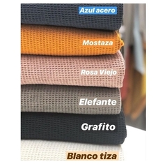 Manta Waffle FULL 100x220 CM (varios colores) - tienda online