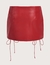 MINI SKIRT LACE UP SIMIL LEATHER IMPORTADA - comprar online