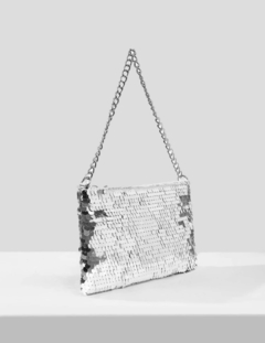 CARTERA SEQUIN SILVER IMPORTADA