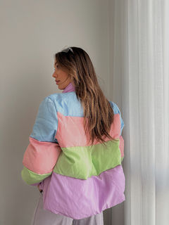 PUFFER RAINBOW JACKET IMPORTADA - Maria Antonieta Boutique