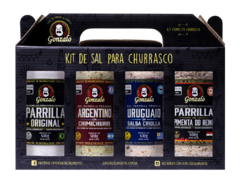 Kit de Sal Parrilla com Sal com Pimenta 4x500g