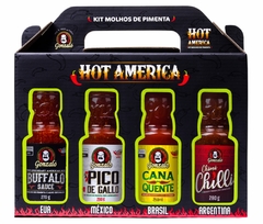 Kit de Molhos de Pimenta Hot América