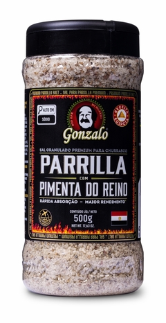 Sal Granulado Parrilla com Pimenta do Reino 500g