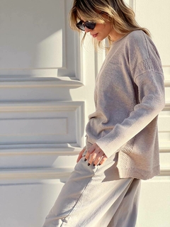 Sweater Everly tostado - linda canaria