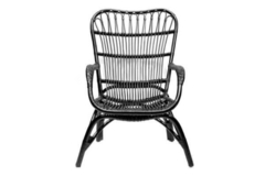 SILLÓN DE RATTAN NEGRO - DISEÑO CHIVIRITA - comprar online