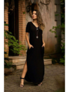 vestido preto longo 