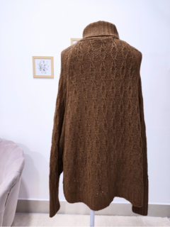 poncho tricot feminino