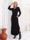 vestido-preto-basico-longo-manga-longa