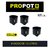 KIT PROPOT 1,5 LITROS - GARDEN HIGHPRO - 4 UN