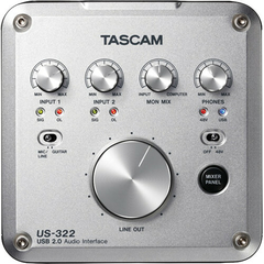 Interface de audio Tascam US-322 2x2 USB - tienda online