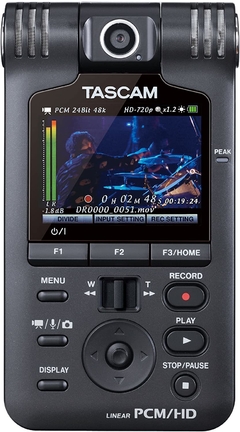 Grabador portátil Tascam DR-V1HD audio y video - comprar online