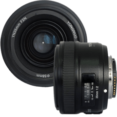 Lente YN35mm f2 Nikon Autofoco