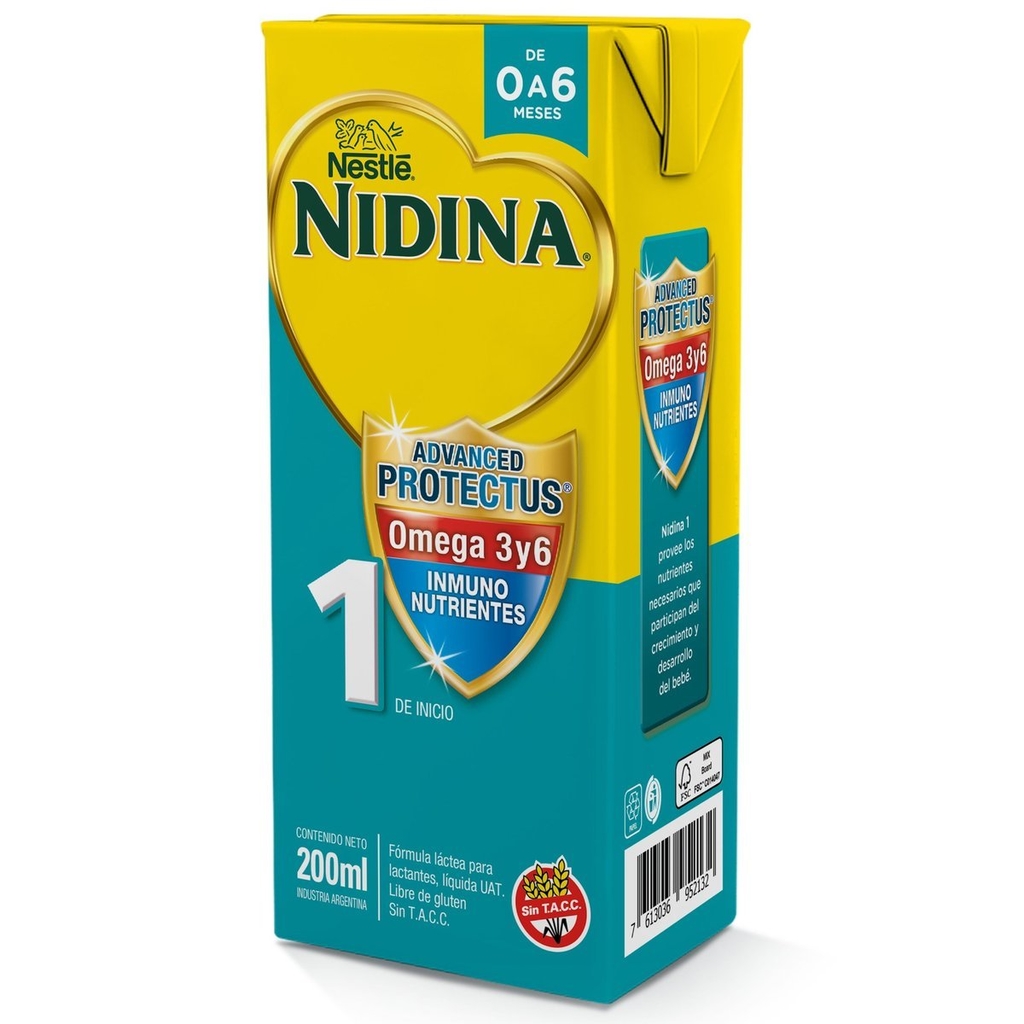Nidina 1 Premium, Leche para lactantes