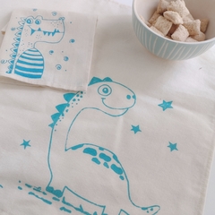 Imagen de Mantelitos con servilletas con estampa de Dinosaurios
