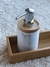 Dispenser jabón simil marmol+wood - comprar online