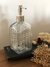 Dispenser jabón líquido vidrio hojas trenzado